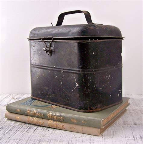 classic steel lunch box kennedy|antique lunch boxes history.